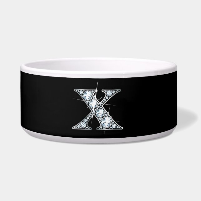 X "Diamond Bling" Pet Bowl Napf (Vorderseite)