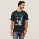 X-Files blau weiß T-Shirt (Vorne ganz)