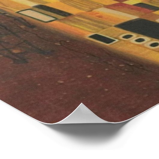 X-Files Comic Klimt Kiss Poster (Ecke)