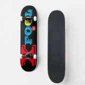 X FOOL OFFIZIELLE Skateboard (Vorderseite)