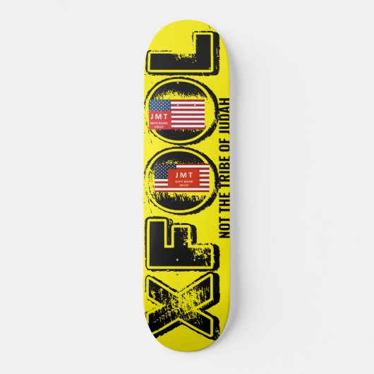 X FOOL Skateboard (Vorderseite)