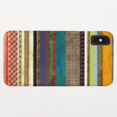 X Grungy Strip Art Case-Mate iPhone Hülle (Rückseite (Horizontal))