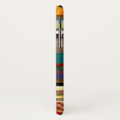 X Grungy Strip Art Case-Mate iPhone Hülle (Hinten/Links)