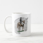 X-Halt Salute Dressage Pferd Kaffeetasse (Links)