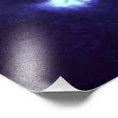 X in Whirlpool Galaxy M51 Fotodruck (Ecke)