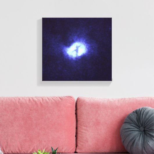 X in Whirlpool Galaxy M51 Leinwanddruck (Insitu (Wohnzimmer))