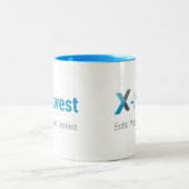 X-Invest Zweifarbige Tasse (Mittel)