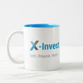 X-Invest Zweifarbige Tasse (Links)