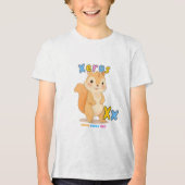 “X is for Xerus” Alphabet Tee – Grow Every Day (Vorderseite)