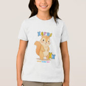 “X is for Xerus” Alphabet Tee – Grow Every Day (Vorderseite)