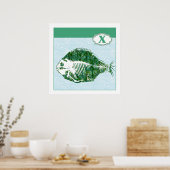 X ist für X-Ray Fish Poster (Küche)