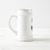 X ist für Xavier Bierglas (Links)