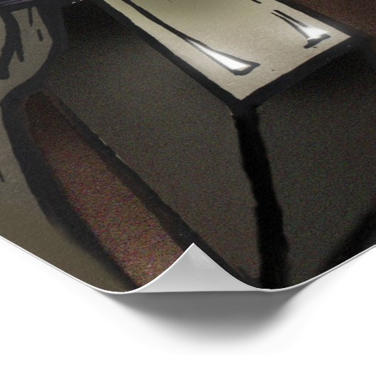 X ist unbekannt poster (Ecke)