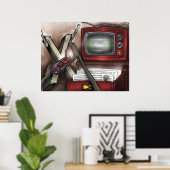 X ist unbekannt poster (Heimbüro)