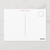 X.ITINERARIEN: Die Uni Postkarte (Rückseite)