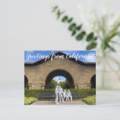 X.ITINERARIEN: Grüße von der kalifornischen Postka Postkarte (Stehend Vorderseite)