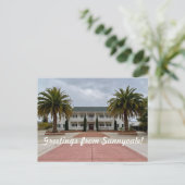 X.ITINERARIEN: Grüße von der Sunnyvale Postkarte (Stehend Vorderseite)