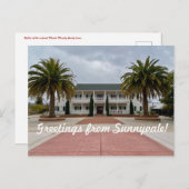 X.ITINERARIEN: Grüße von der Sunnyvale Postkarte (Vorne/Hinten)