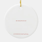 X.ITINERARIEN: KUNST GEHT NICHT AUF KERAMIK ORNAMENT (Hinten)