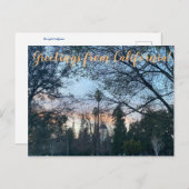 X.ITINERARIES: Grüße aus Kalifornien! Postkarte (Vorne/Hinten)