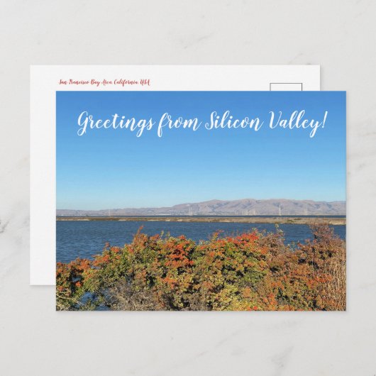 X.ITINERARIES: Grüße aus Silicon Valley! Postkarte (Vorne/Hinten)