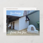 X.ITINERARIES: Grüße von San Jose! Postkarte (Vorne/Hinten)