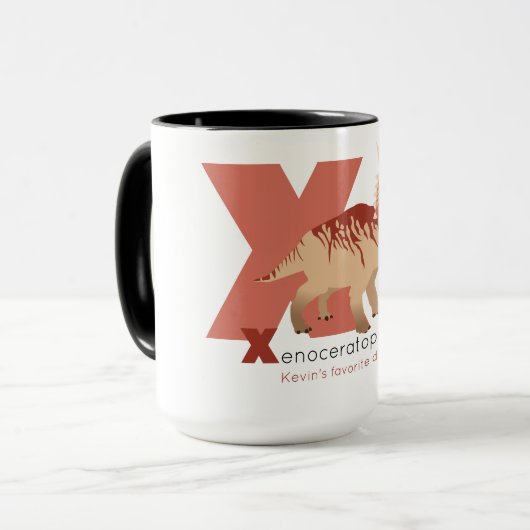X like Xenoceratops Mug Tasse (Vorderseite Links)
