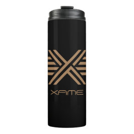 X Logo Design, X Marke, Letter X, Alphabet X Thermosbecher