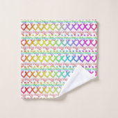 X Logo-Geschenk Badhandtuch Set (Waschlappen)
