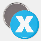 x-Magnet Magnet (Vorderseite/Rückseite)
