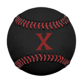 X markiert den Ort Baseball (Vorderseite)