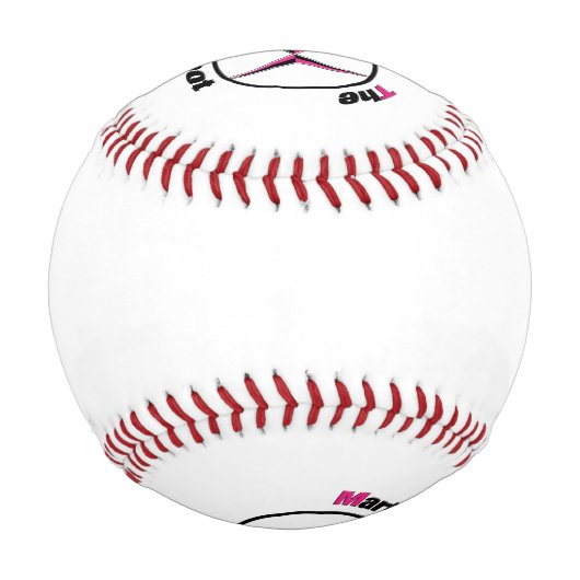 X markiert den Punkt Baseball (Rückseite)