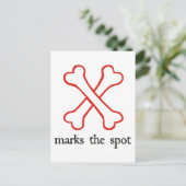 X Markiert den Spot Postkarte (Stehend Vorderseite)