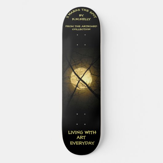 X MARKIERT DEN SPOT SKATEBOARD (Vorderseite)