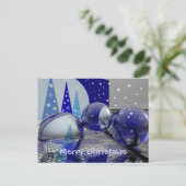 X-mas 3D-Karte Feiertagspostkarte (Stehend Vorderseite)