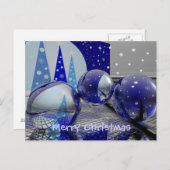 X-mas 3D-Karte Feiertagspostkarte (Vorne/Hinten)