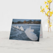 X-MAS Card "Lake of the Isles Chinese Snow Dragon" Karte (Gelbe Blume)