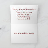 X-Mas Feiertagskarte (Innenseite)