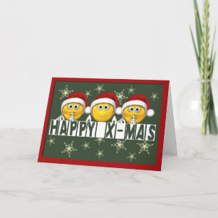 X-Mas Feiertagskarte