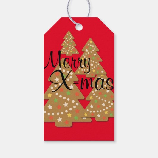 X-mas Geschenkanhänger (Vorderseite)