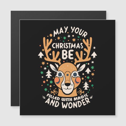 X-MAS MAGNETKARTE (Vorne/Hinten)