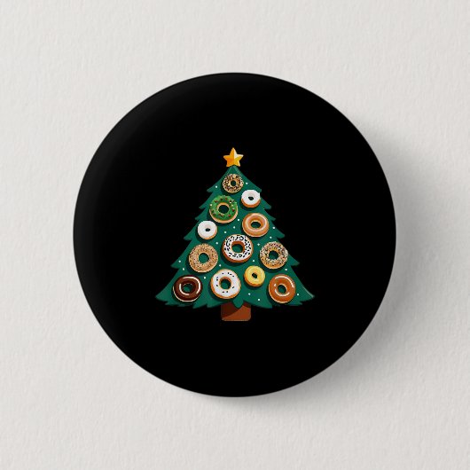 X-mas Morning Breakfast Pastry And Bakery Shop Uni Button (Vorderseite)