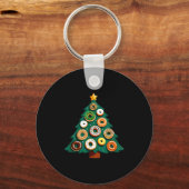 X Mas Morning Breakfast Pastry And Bakery Shop Uni Schlüsselanhänger (Vorderseite)