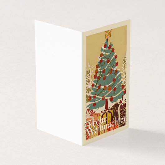 X-Mas Motiv, mit Geschenken unterm Weihnachtsbaum (Vorderseite)