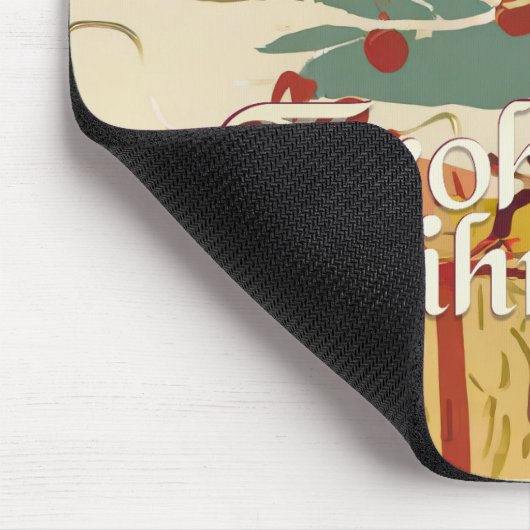 X-Mas Motiv, mit Geschenken unterm Weihnachtsbaum Mousepad (Ecke)