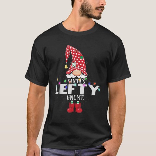 X Mas Santa s Lefty Gnome Christmas Matching T-Shirt (Vorderseite)