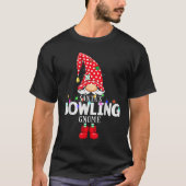 X-mas Santa's Bowling Gnome Christmas Matching T-Shirt (Vorderseite)