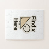 X Math Joke Sticker finden - Funny Geometry Puff Puzzle (Horizontal)