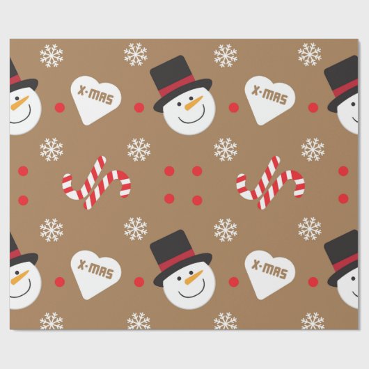 X-max Weihnachtsgeschenk Geschenkpapier (Flach)