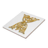 X Monogram "Irish Gold" Keramik Tile Fliese (Seite)